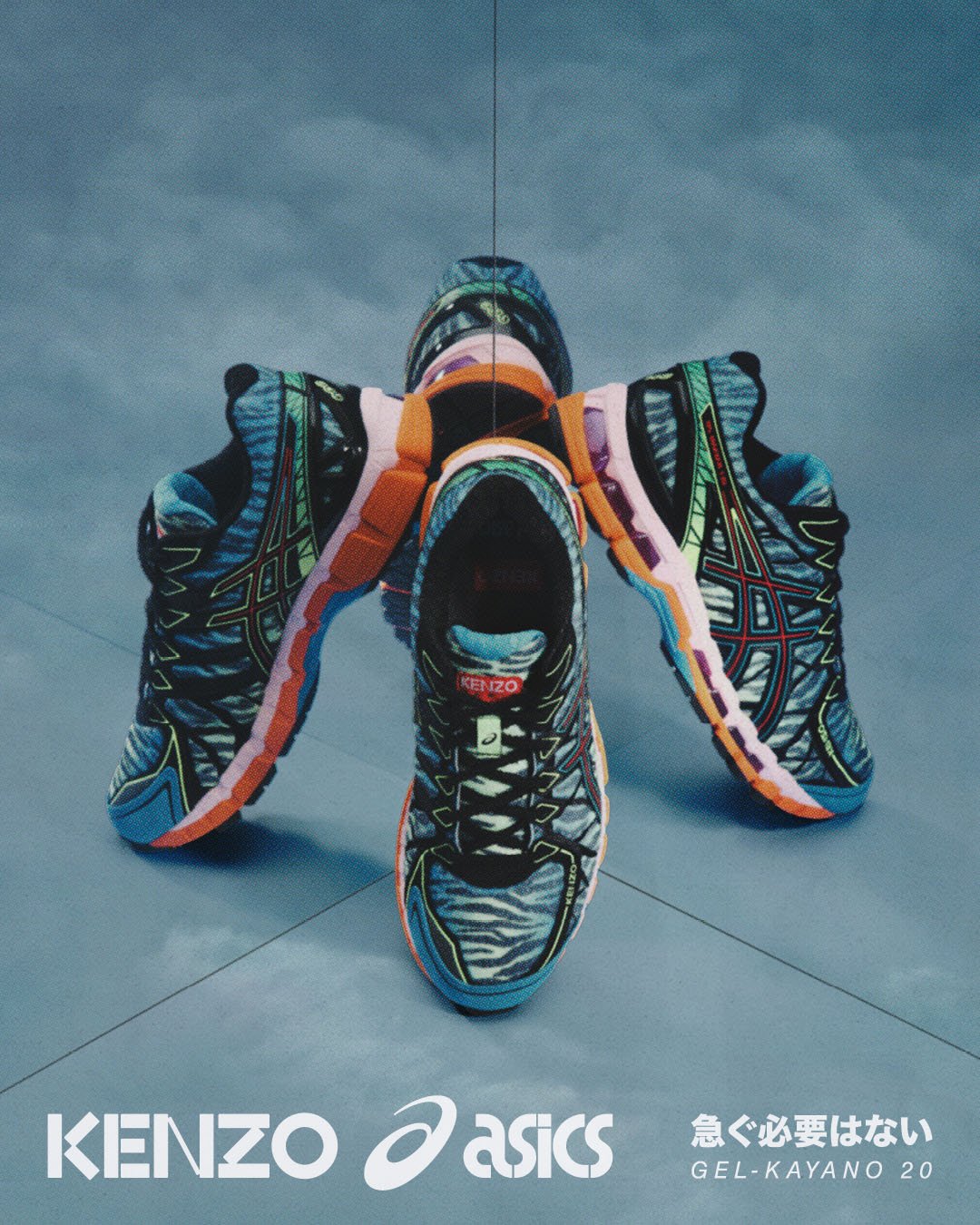 KENZOとアシックスが初のコラボレーション！ GEL-KAYANO 20が